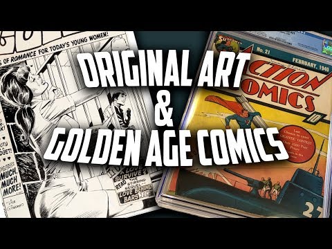 Golden Age Comics & Original Art Unboxing with the Guru