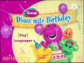 Barney Dino Mite Birthday 2007 DVD Menu Walkthrough