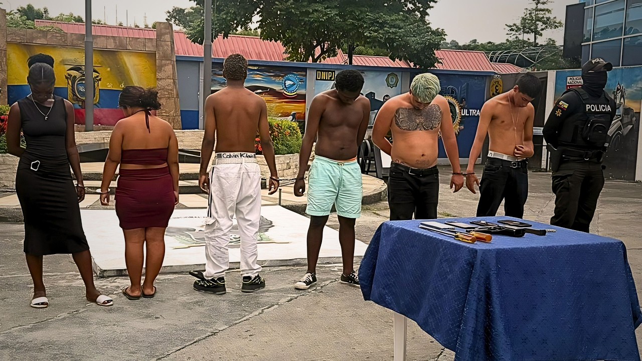 Policía captura a 6 delincuentes, entre ellos dos menores, por «Paseo Millonario» en Guayaquil