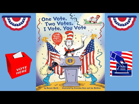 One Vote Two Votes I Vote You Vote | Books Read Aloud Vote for TopShelfKids in the 2020 Election