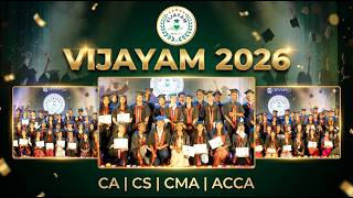 VIJAYAM 2026 | Felicitation for CA, CS, CMA, ACCA, & CMA US Achievers | ArivuPro