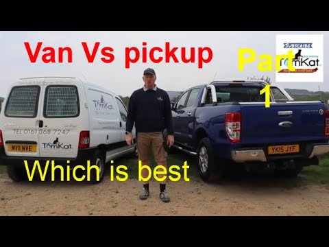 VAN Vs PICKUP TRUCK  PART 1, which vehicle is best for newly qualified gas engineers or plumbers.