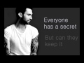 Maroon 5- Secret (Lyrics)