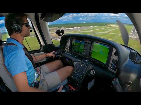 ATC MADNESS! Cirrus SR22 Single Pilot IFR Flight Vlog!!