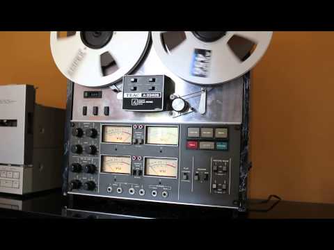 Magnétophone à Bande TEAC A-3340S 4 Pistes Simul-Sync Vintage Japon Années 70