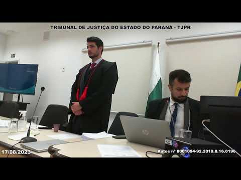 Júri Curitiba 17/08/2023 - Centro Judiciário do Ahú
