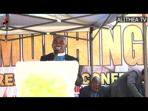 Rev. Kasimba at the 2023 Muchinga Presbytery Conference