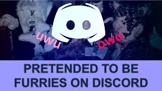 pretended to be a furry and terrorized discord servers