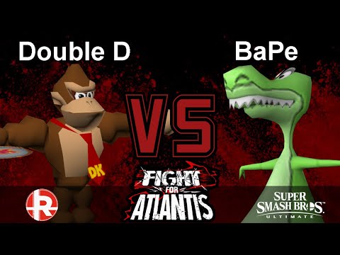 BBG BaPe (Yoshi/Samus Zero) vs Double D (DK) - Fight for Atlantis Smash Ultimate