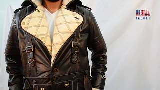 The Elder Maxson Fallout 4 Battlecoat Jacket - Close Look