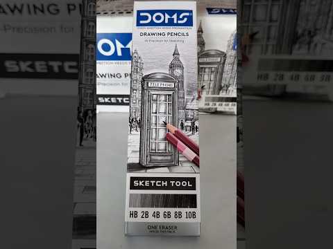 New Doms Drawing Pencil ✏️ HB-10B /Sketching Tool review #pencil #drawing