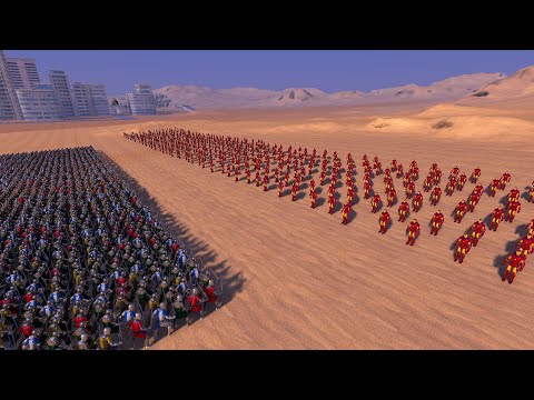 500 IRON MAN vs 2000 MEDIEVAL FOOTMEN - Ultimate Epic Battle Simulator | UEBS