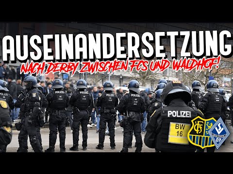 Auseinandersetzung nach Derby zwischen FCS und Waldhof! (Saarbrücken - Mannheim)