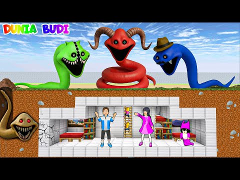 Yuta Mio Buat Ruangan Rahasia Bawah Tanah Bertahan Dari Kiamat Cacing Besar Mengerikan😱