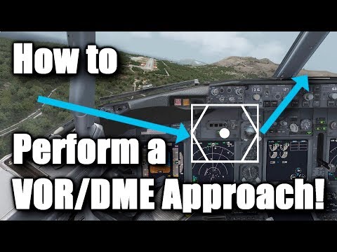 How to Perform a VOR/DME Approach! [Boeing 737NG] [PMDG & P3D] Video
