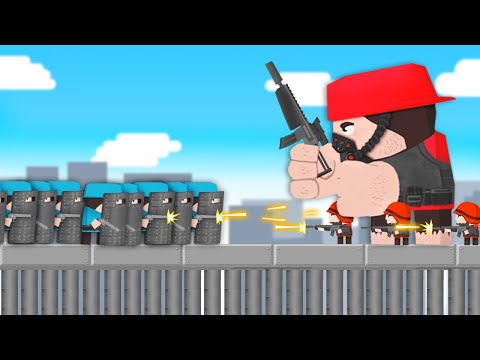 New SHIELD WALL Formation vs Endless Boss Army!