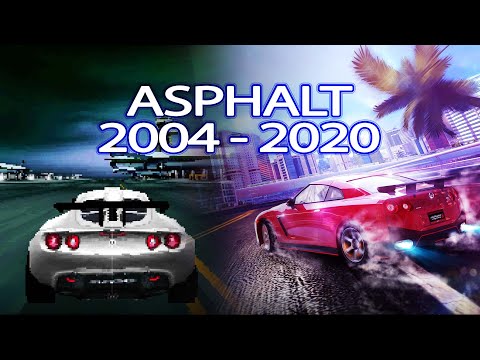 Asphalt 1 to 9 : Legends - Evolution of Asphalt Game 2004 - 2020