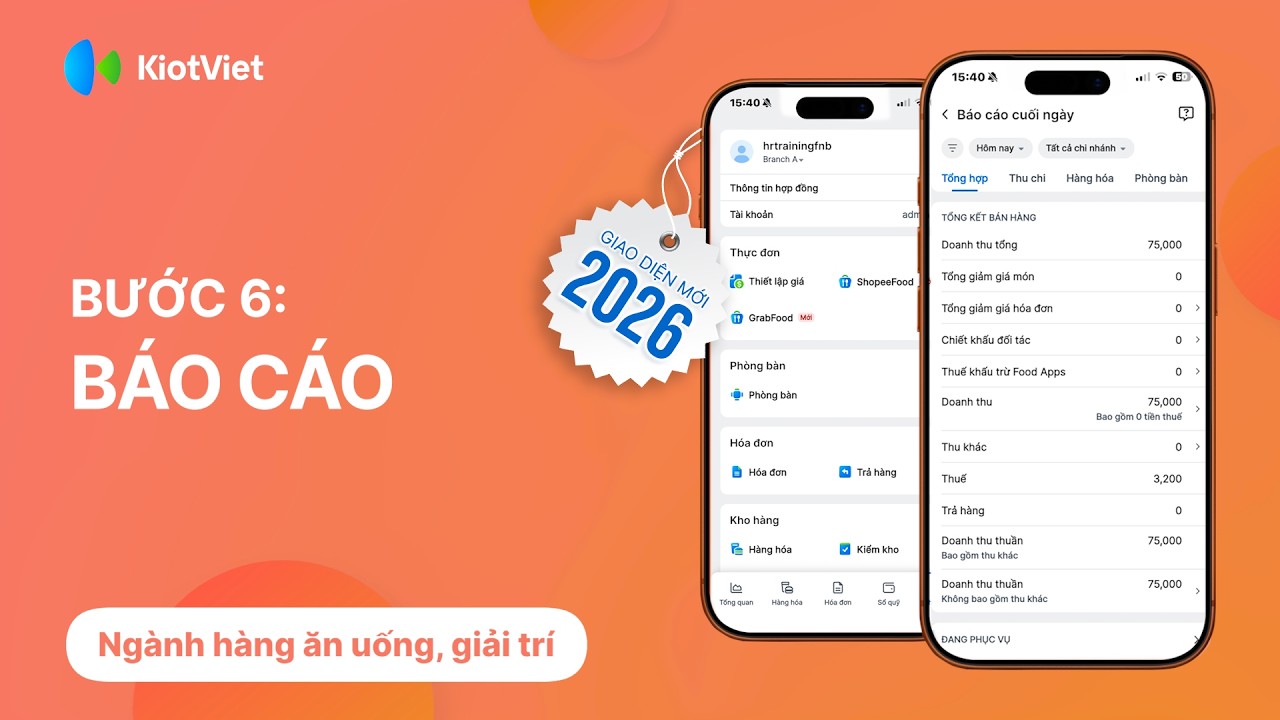 Báo cáo cuối ngày