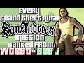 Every Mission In Grand Theft Auto San Andreas Ranked From Worst To Best