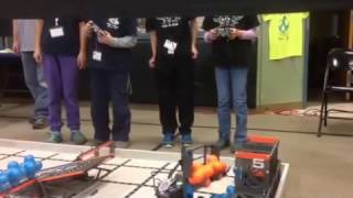 February 25, 2017 Tournament at Fall River Elementary – Qualifying Match with Fall River Elementary School’s Team 10884C (The Electronix)