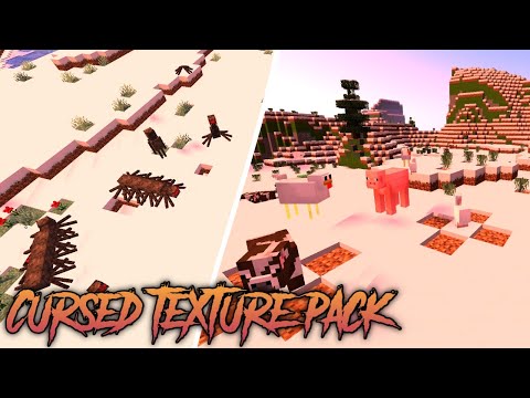 Top 5 most CURSED TEXTURE PACK in Minecraft | Minecraft Texture pack