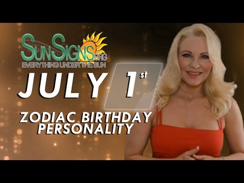 July 1st Zodiac Horoscope Birthday Personality - Cancer - Part 2