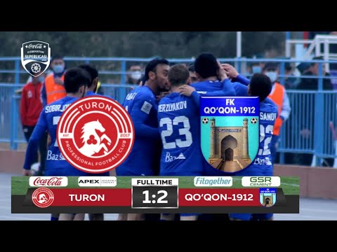 Turon-Qo'qon1912 1-2. O'zbekiston superligasi 1-tur. 10.03.2021