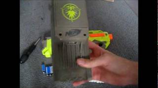 preview picture of video 'NEW Nerf N-Strike RAVEN CS 18 Gun Review'