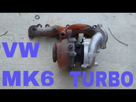 How to remove Turbo Jetta TDI 2.0 Diesel common rail CBEA CJAA engine Mk 5 6