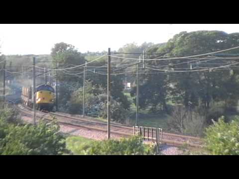 37059/20303 6K73 Sellafield - Crewe flasks south of Lancaster 3rd May 2011