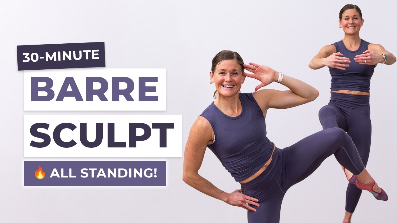 Vorschau: nourishmovelove – 30 MIN STANDING BARRE WORKOUT WITH WEIGHTS