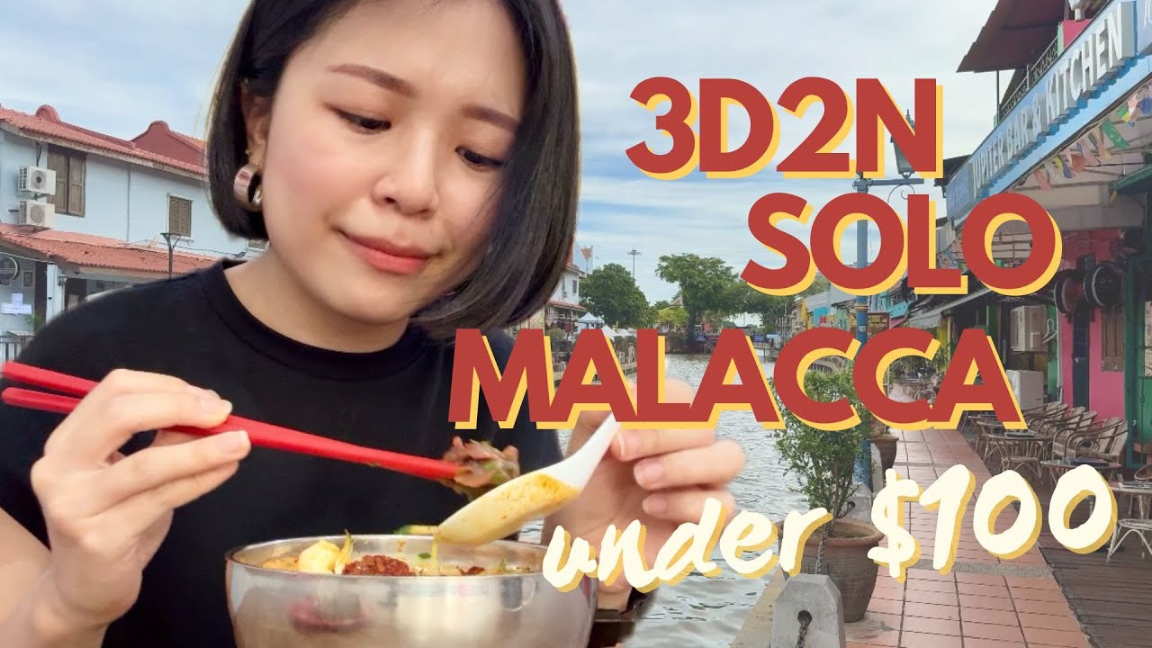 3d2n sg-malacca ALL-IN UNDER SGD $100!!! | 3-hr bus ride for only $7?! | solo travel vlog