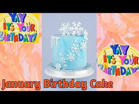 January Birthday Cake Design 2023 |  January Cake Design | Omaima Story Planet