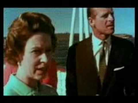 The Queen and her Royal Yatch Britannia