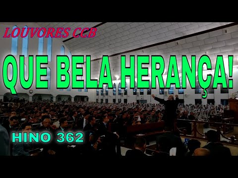 ENSAIO BONFIM CABREÚVA Hino 362 QUE BELA HERANÇA!