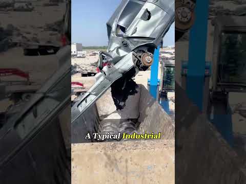 This Is How Cars Get Torn Apart#shredder #industrial #machinery #Knowledge