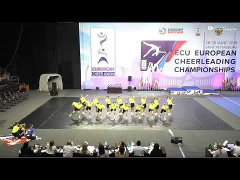 Cheer Estonia (EST) | Senior Hip hop Team - Semifinal | ECU European Championship 2019