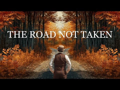 THE ROAD NOT TAKEN by Robert Frost (Powerful Poetry)