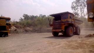 Haul Trucks at Panna mines : heavy duty dump trucks Yr 2013 #askdushyant