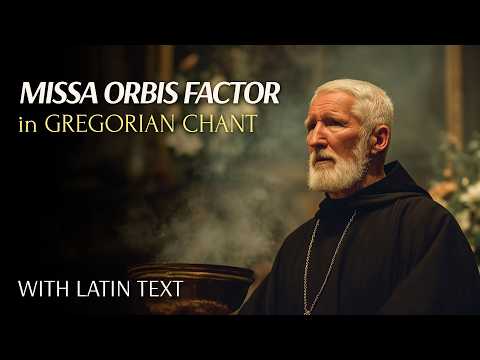 Missa Orbis Factor - 1 Hour of Holy Mass in Gregorian Chant WITH LATIN TEXT