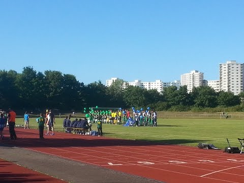 Hertha-Test beim 1. FC Lübars: Einlaufen, "Ultras" & Tor