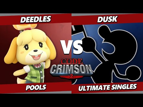 Code Crimson 2 - Deedles (Isabelle) Vs. Dusk (Game & Watch) Smash Ultimate - SSBU