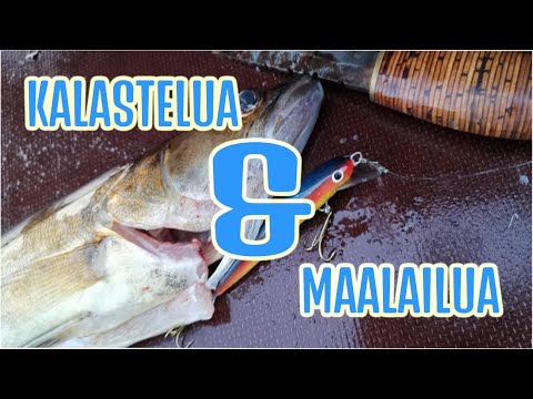 Kalastelua ja maalausta