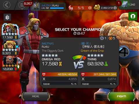 Omega red solos Thing boss Aw