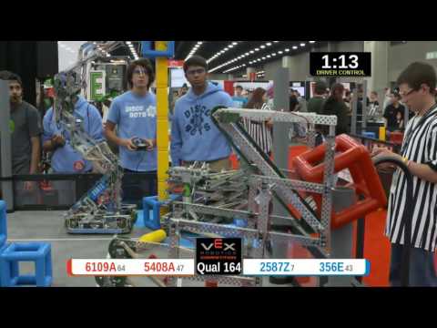 2015 VRC Sci Q164 - 6109A 5408A vs 2587Z 356E - 52 to 70 - VEX Worlds 2015 - Science Division