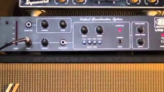 Video thumbnail for Dynacord VRS 23 analog Delay Reverb 1979 + Eminent EMT Amp. + Fender Stratocaster. by German Beat