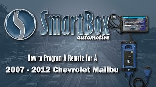 How to Program a Remote to a 2007 - 2012 Chevrolet Malibu