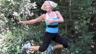 Easy Fitness Trampoline Routine - 3 Basic Bounces