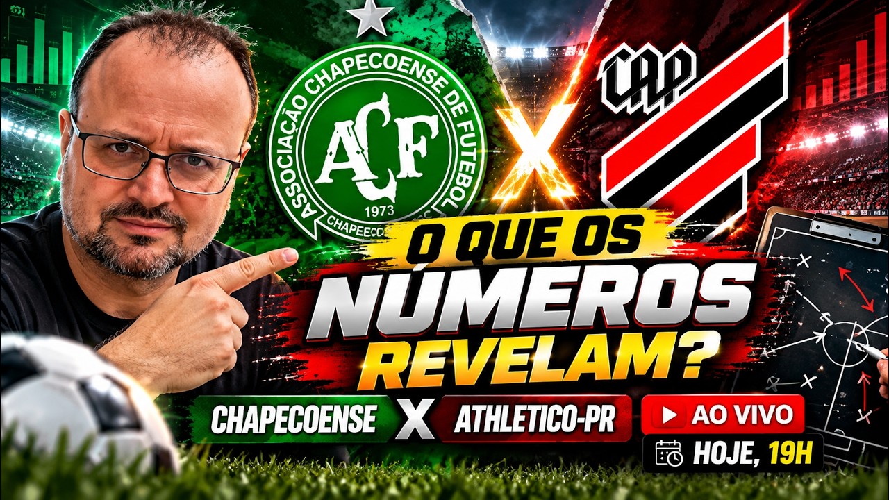 CHAPECOENSE X ATHLETICO-PR AO VIVO: O QUE OS NÚMEROS REVELAM?