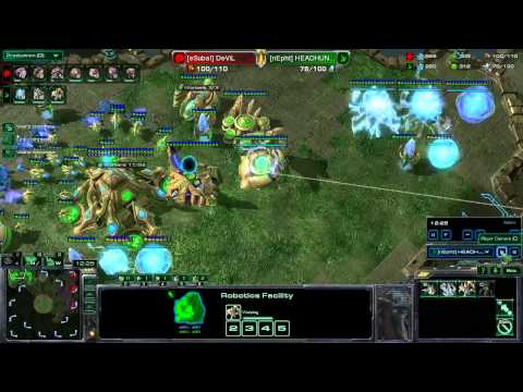 HEADHUNTER vs DeViL - Starcraft 2 PvZ